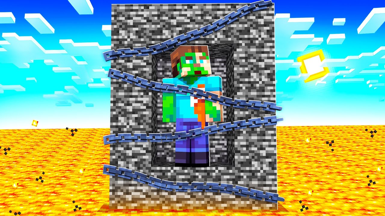 My Friends Trapped Me in BEDROCK Prison