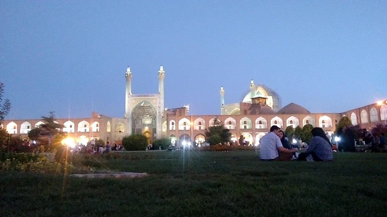 Calling for prayer in Imam square in Isfahan, Iran