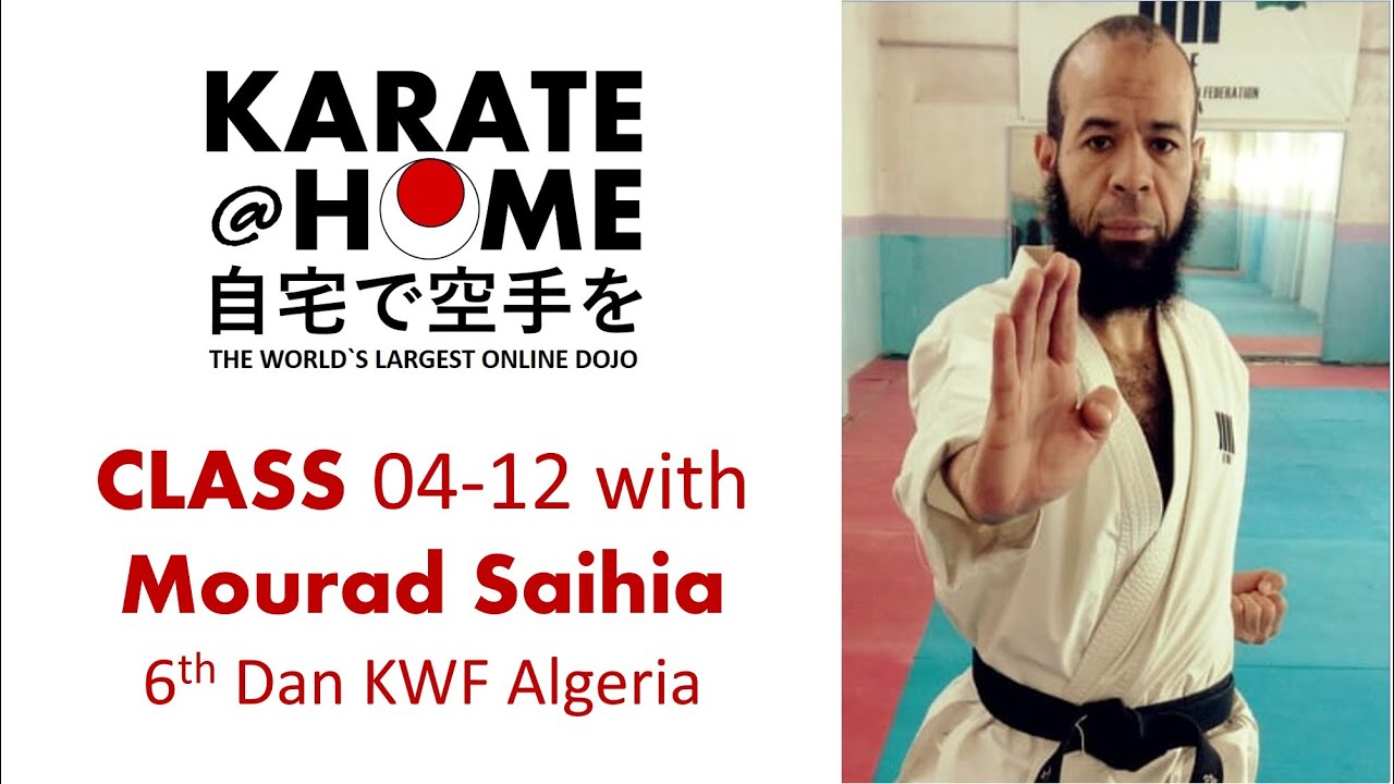 Karate@Home class 04 12 with Mourad Saihia