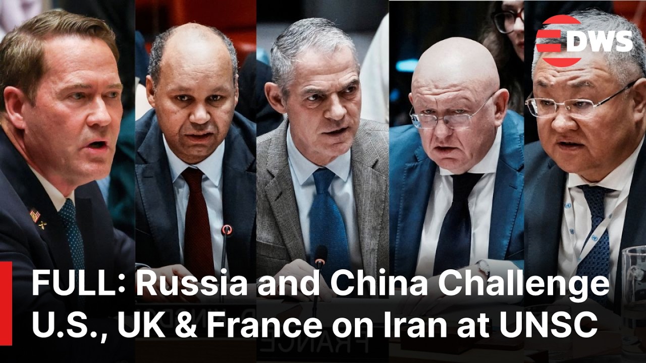 FULL FIERY CLASH: Explosive UNSC Debate on Iran as Russia & China Confront US, UK & France | AC1E