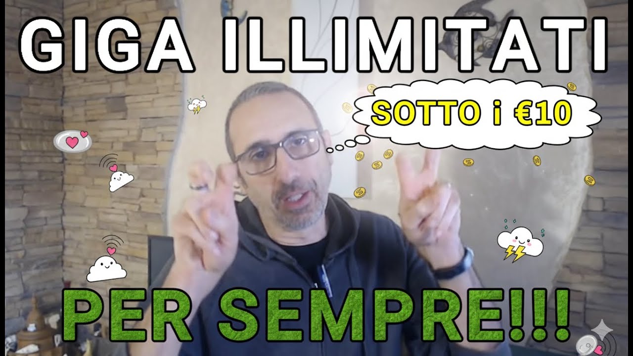 GIGA ILLIMITATI SOTTO i €10: PER SEMPRE!!!
