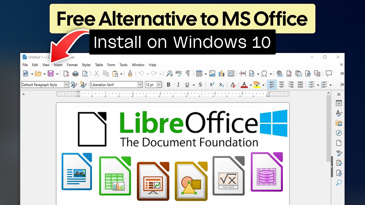 Как установить LibreOffice на Windows 10 | Альтернатива MS Office