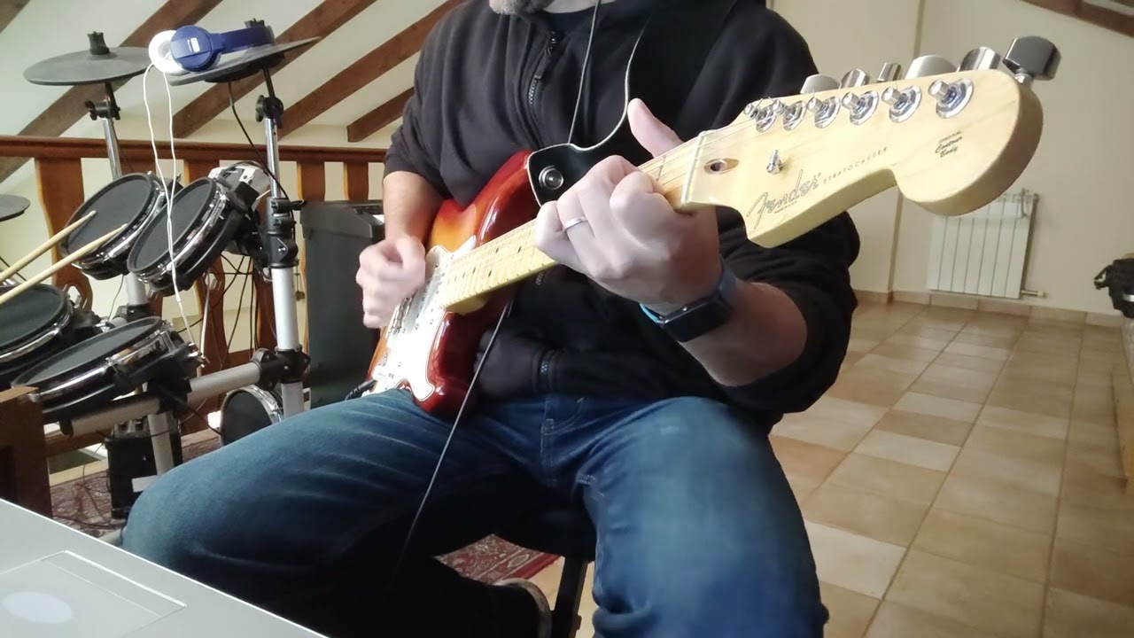 No Más Lágrimas live (Valencia 2007). Héroes del Silencio Guitar cover