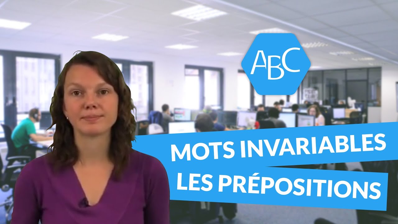 Cours de français [6ème] mots invariables: les prépositions