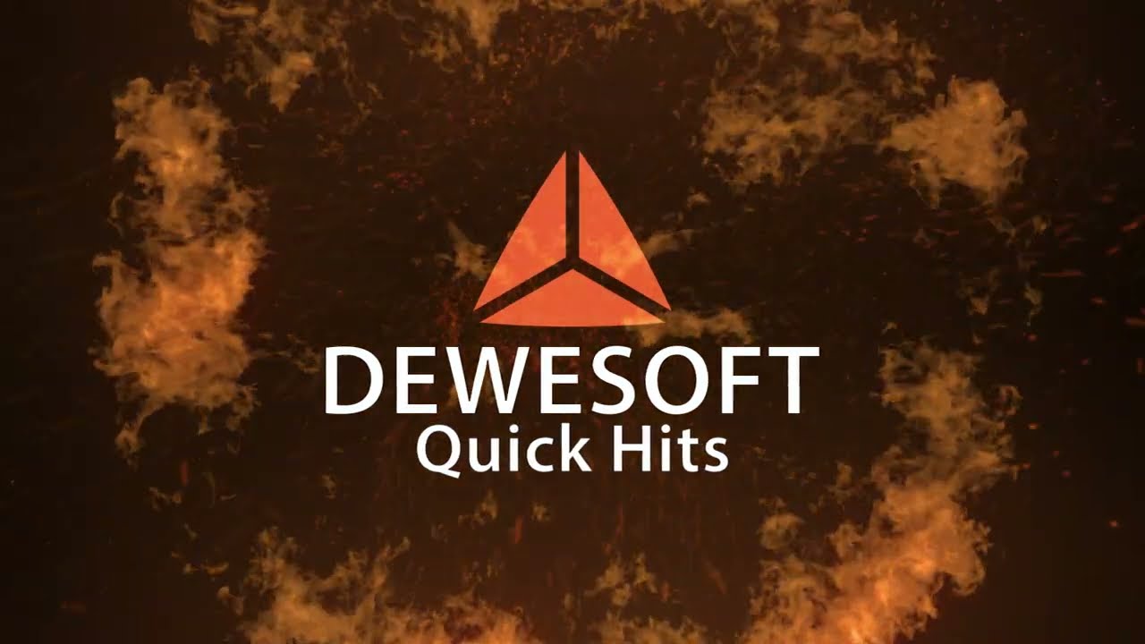 DEWESoft USA Quick Hit - High Speed Video