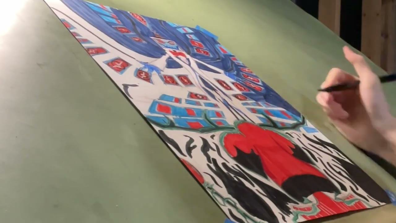 Drawing Vox vs Alastor final