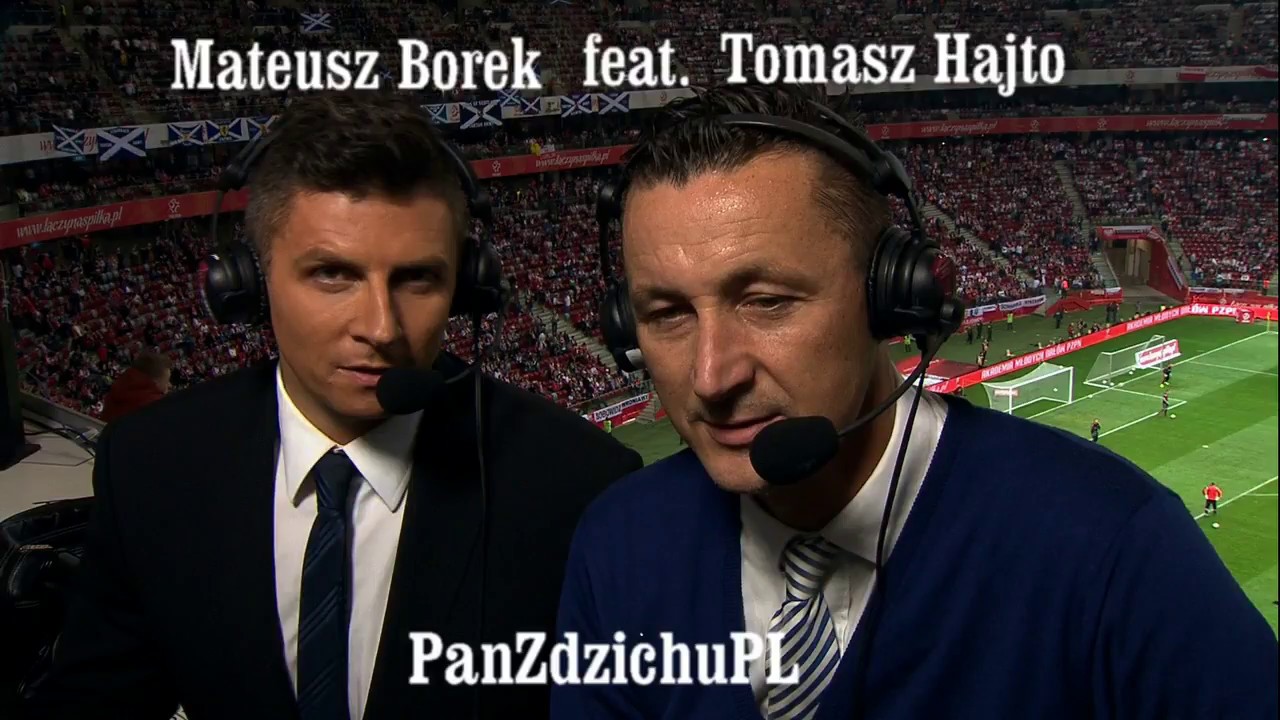 Polska - Szwecja U21 (19.06.2017): Mateusz Borek i Tomasz Hajto (PanZdzichuPL)