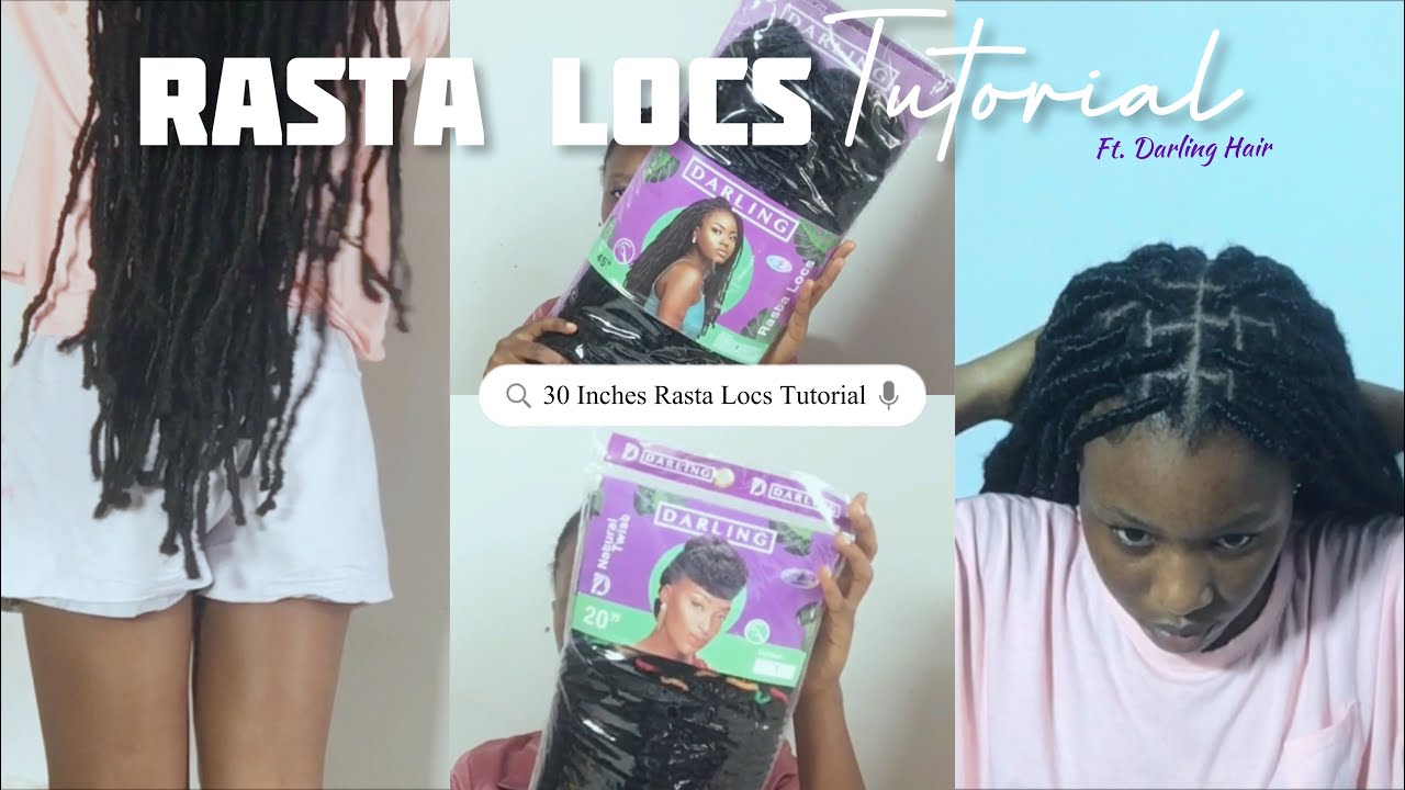 🚨RASTA LOCS TUTORIAL🚨Start to Finish Process || Parting + Wrapping + Tips for the Perfect locs