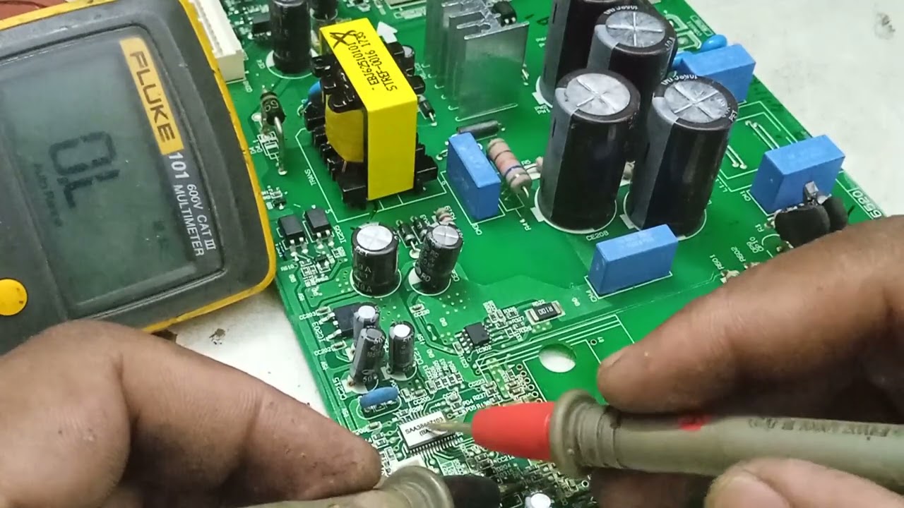 LG Double Door Inverter Refrigerator || blow up IPM module replace || pcb  repair