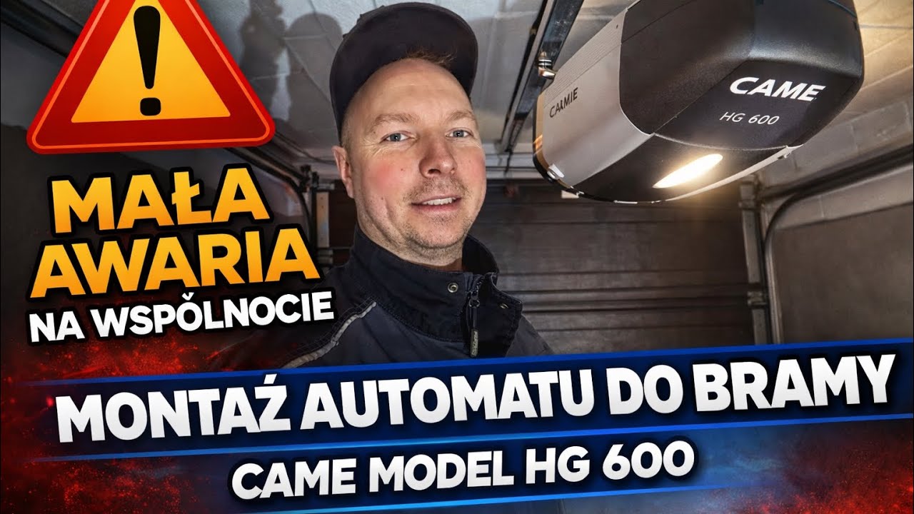 Mała awaria na wspólnocie mieszkaniowej i wymiana Automatu Came HG