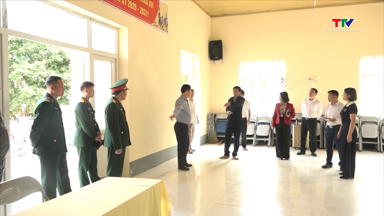 Mường Lát tăng cường kiểm tra công tác chuẩn bị bầu cử