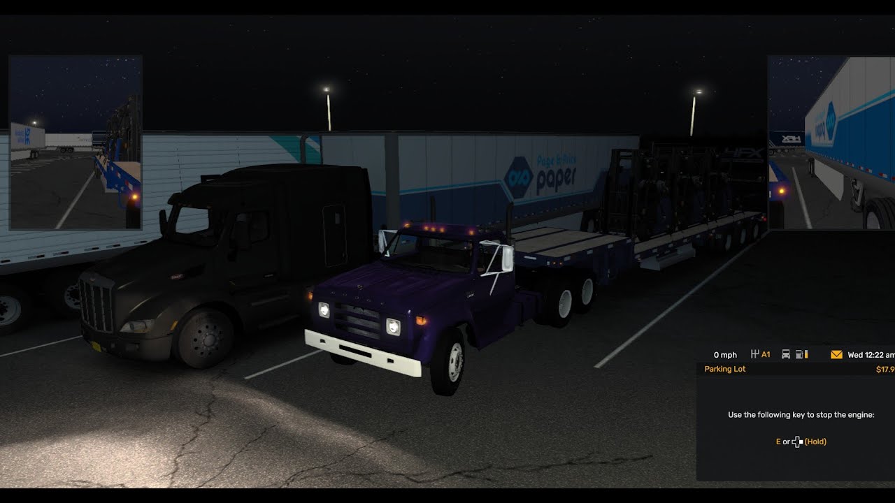 part two of doing trucking American truck sim