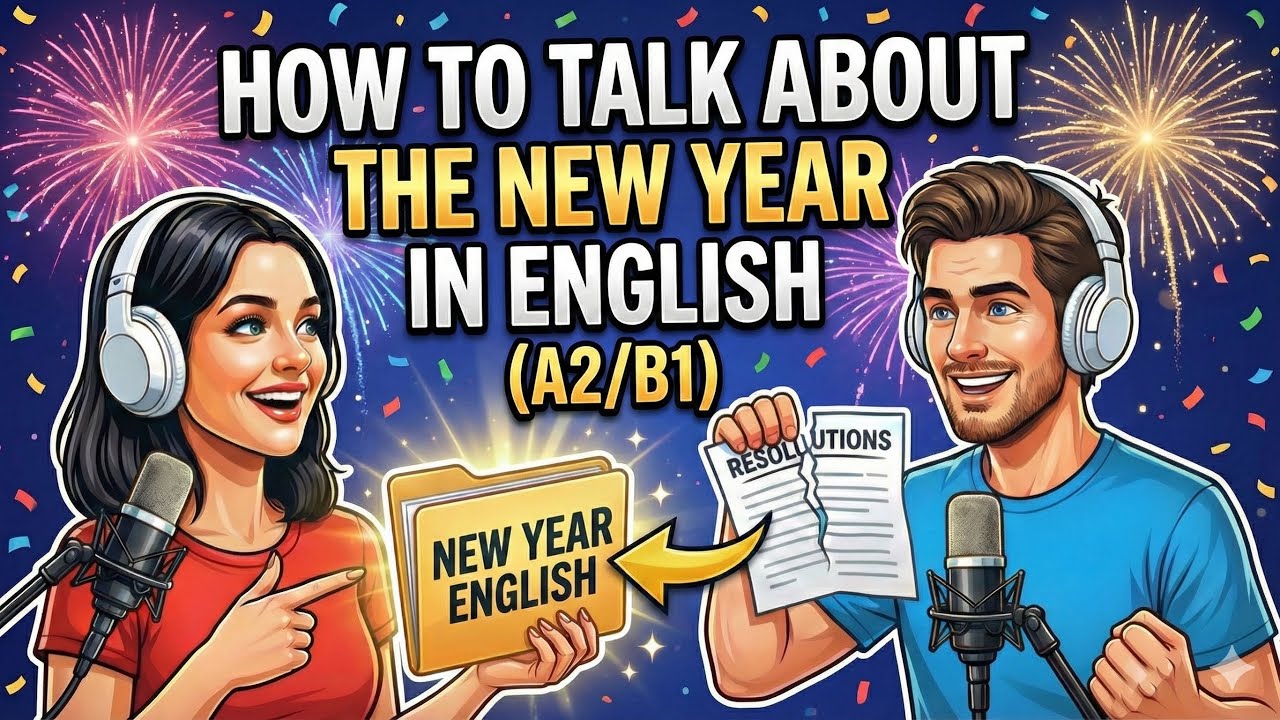 How to Talk About the New Year in English (A2/B1) | Easy English Podcast 