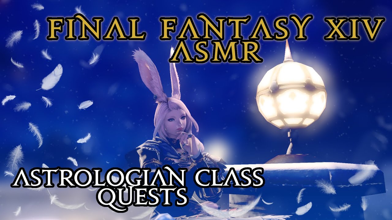 Let's Play Final Fantasy XIV - Astrolgian Quests - ASMR [Whispering, Controller Sounds]