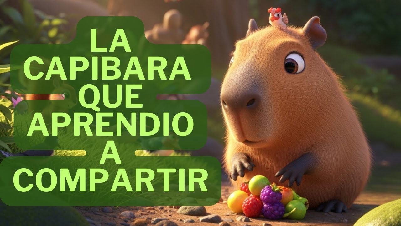 LA CAPIBARA QUE APRENDIO A COMPARTIR