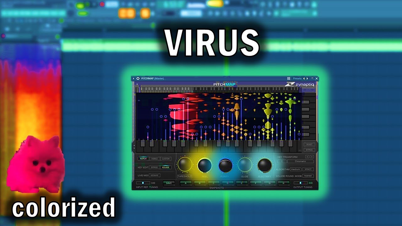 Excision - Virus (color bass doggo EDIT with Pitchmap by Zynaptiq)