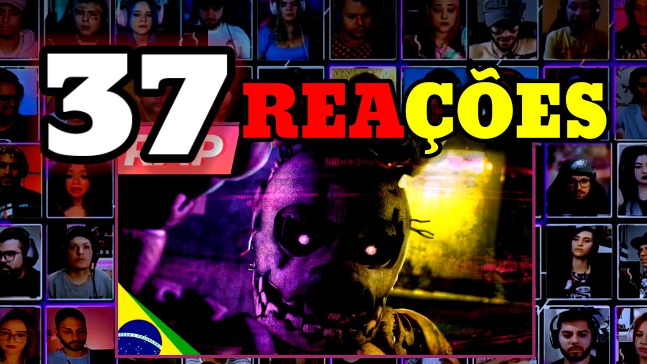 MULTREACT | SPRINGTRAP (William Afton) | Iron Master | ELE SEMPRE VOLTA | 37 REAÇÕES
