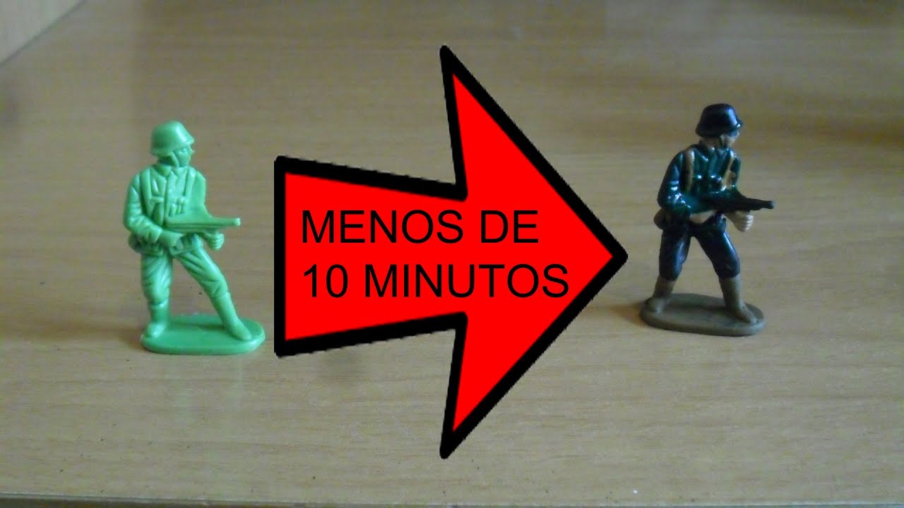 Pintar Army Men como Soldado Regular Aleman WWII PFCJ