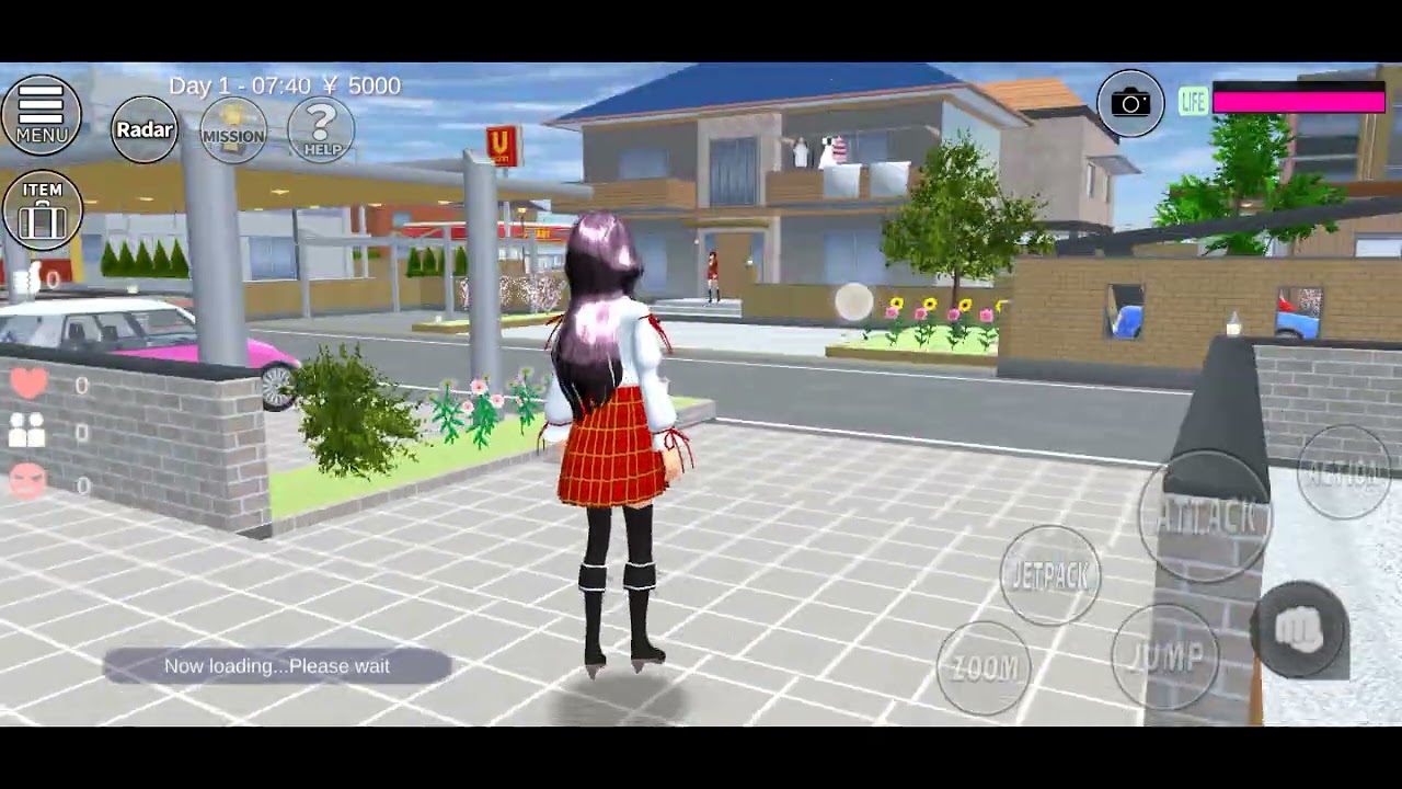 Playing Sakura school simulator! | Check out in the Description!
