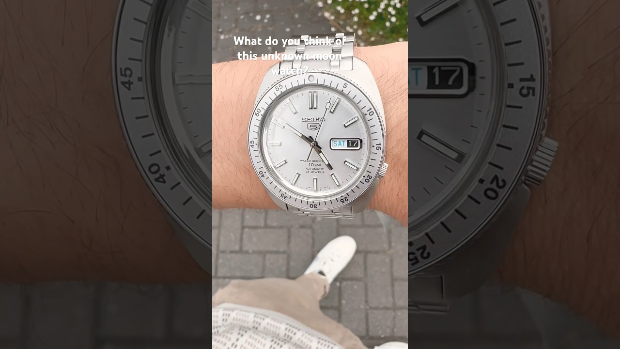 The Seiko 5 Sports Gene Kranz SRPL91K1 moon watch Automatic