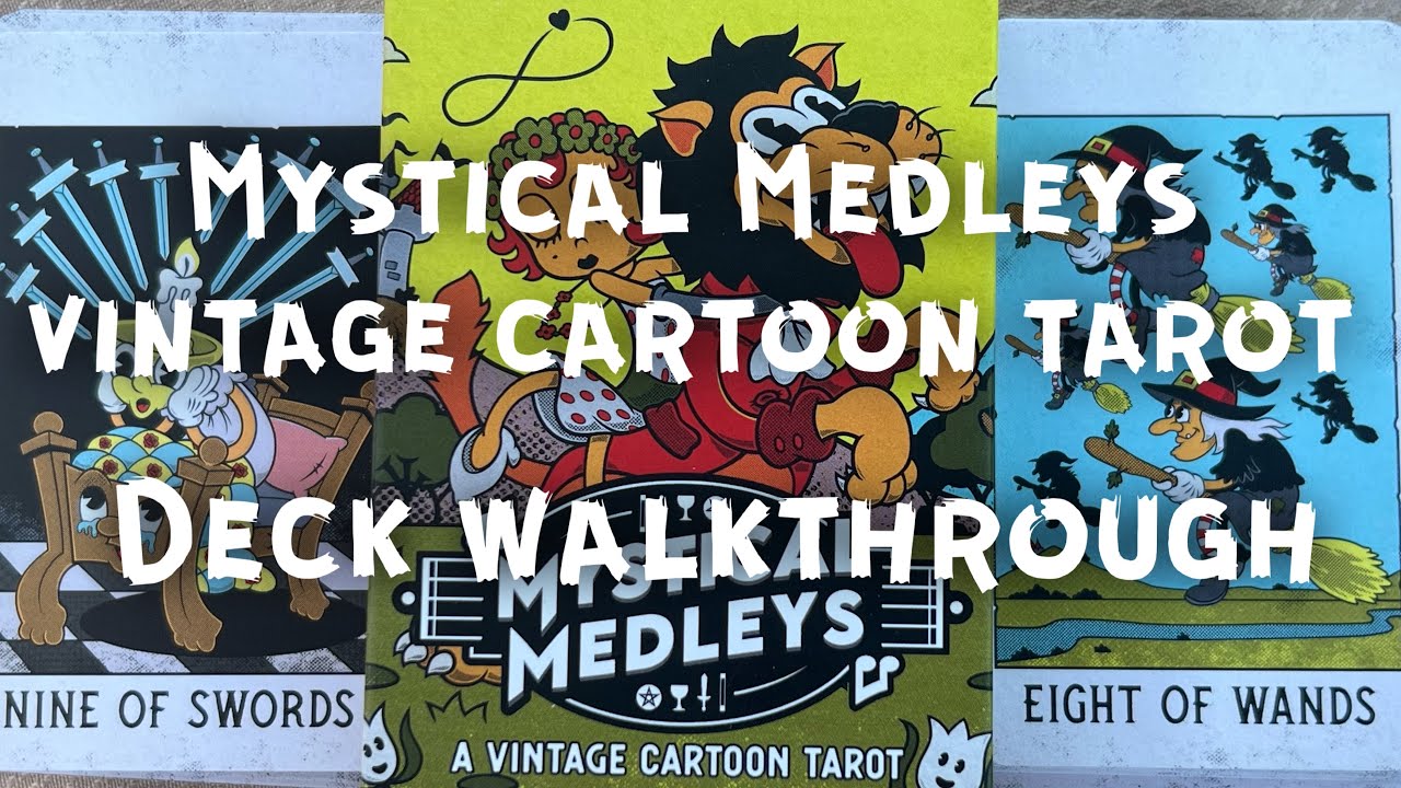 Mystical Medleys vintage cartoon tarot