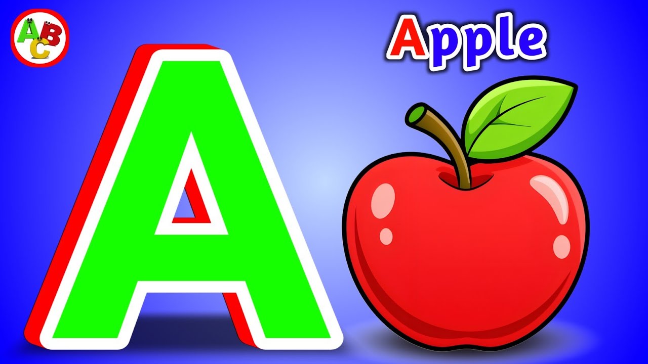 🎵 🍎 ABC Song with Phonics | Learn Alphabet Sounds A to Z 🎵