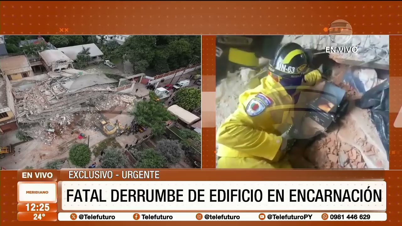 Rescataron el segundo cuerpo del edificio derrumbado
