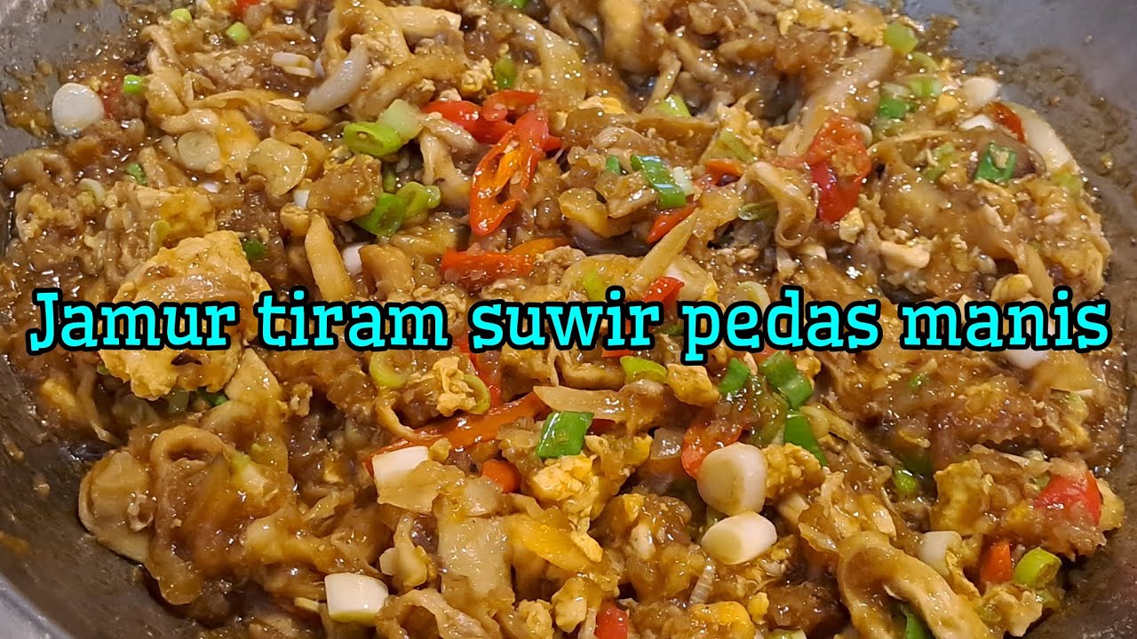MIRIP AYAM SUWIR‼️JAMUR SUWIR INI RASANYA LEBIH ENAK DAN NAMPOL DARI AYAM 
