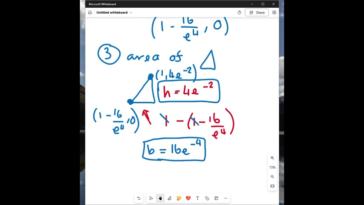 Year 13 January Mock: Question 15 - Integration (area under a curve)