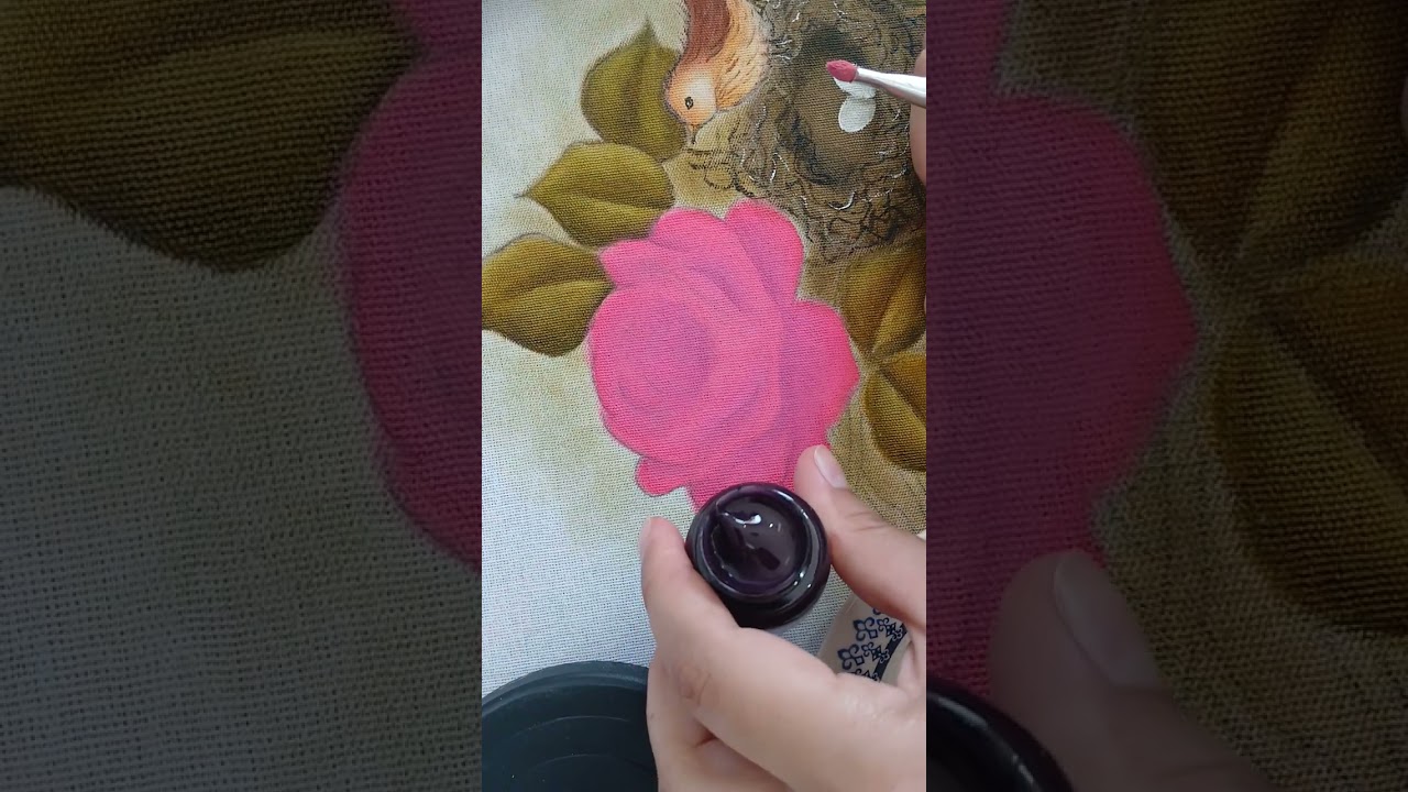 RISCO DE PÁSSARO/ NINHO COM ROSA PARTE 4