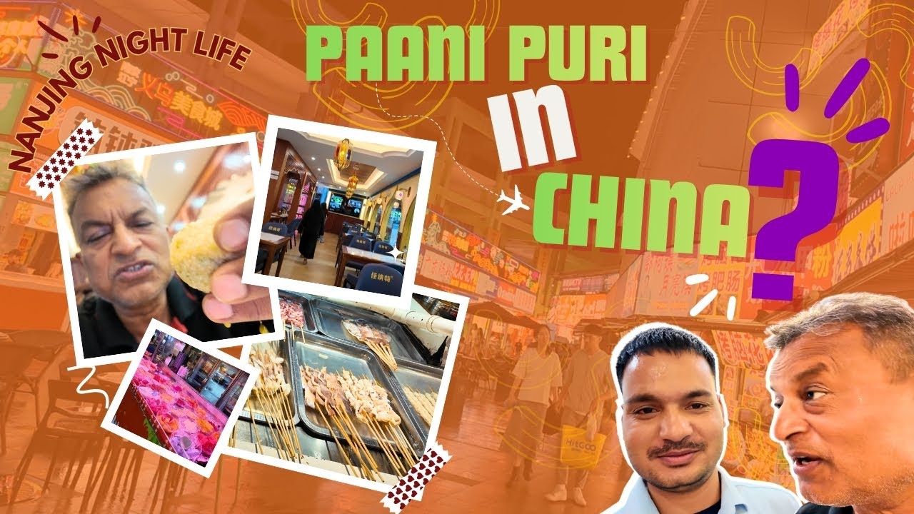 Night Life at Nanjing | Indian Hotel in China | Walking Tour  | Travel with Samant