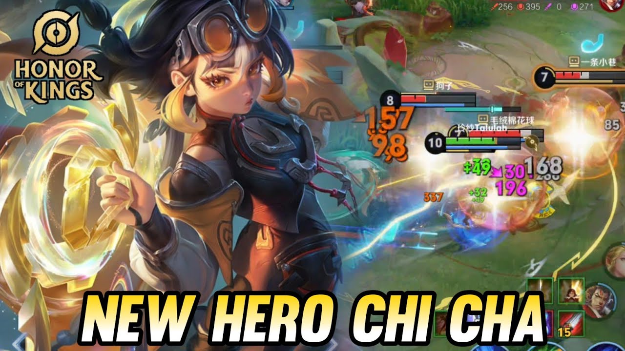 NEW HERO CHI CHA GAMEPLAY - HONOR OF KINGS