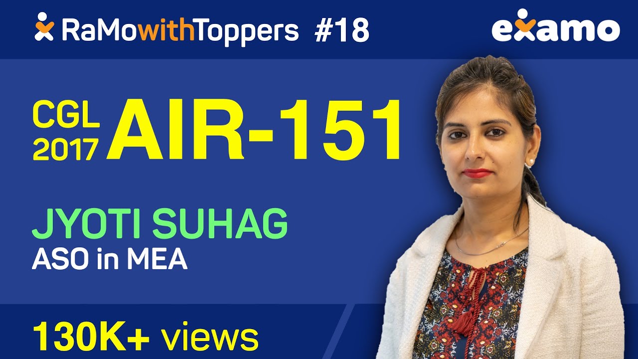 RwT E18 - SSC CGL 2017 Topper Jyoti Suhag AIR-151 (Full Interview with RaMo Sir)