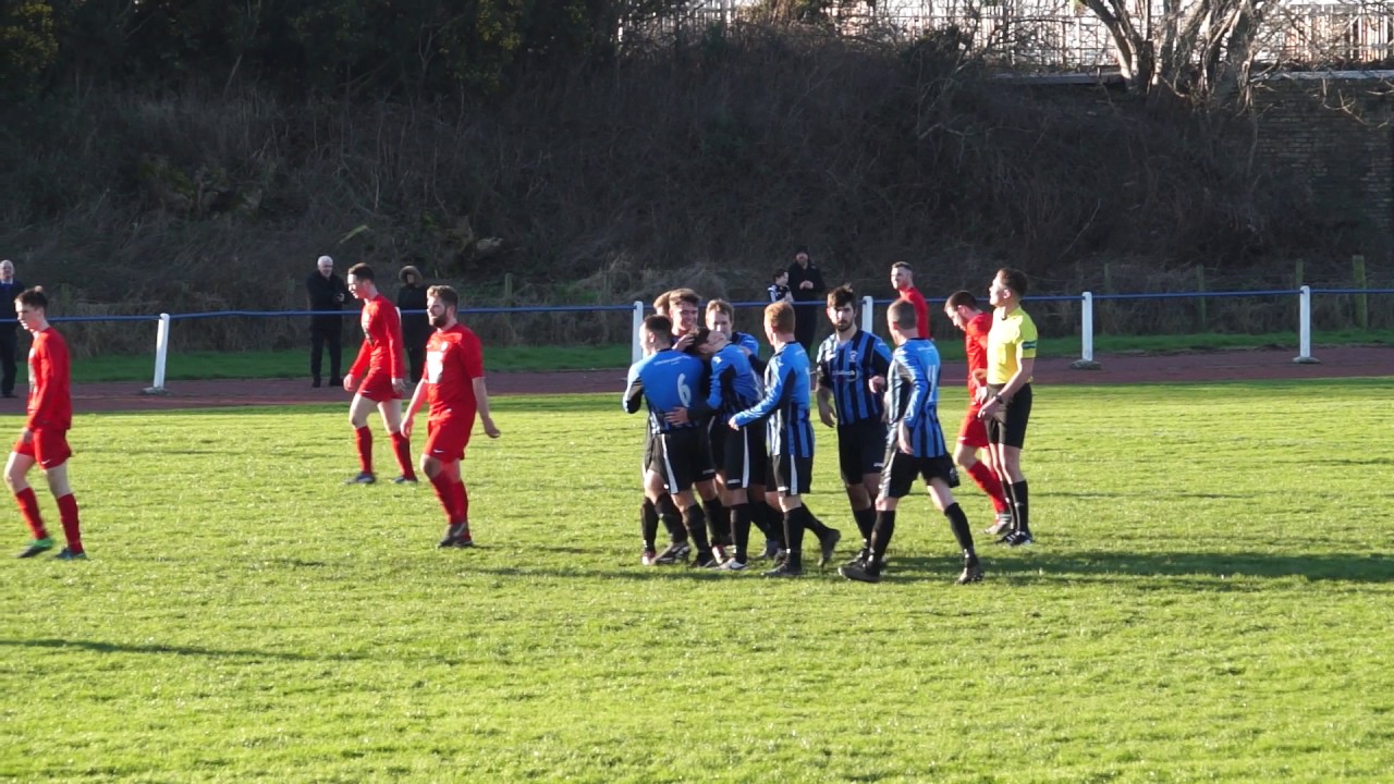 GOAL: Stephen Auld scores an excellent opener for Girvan