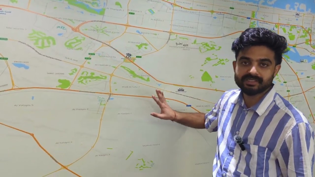Dubai road map in detail