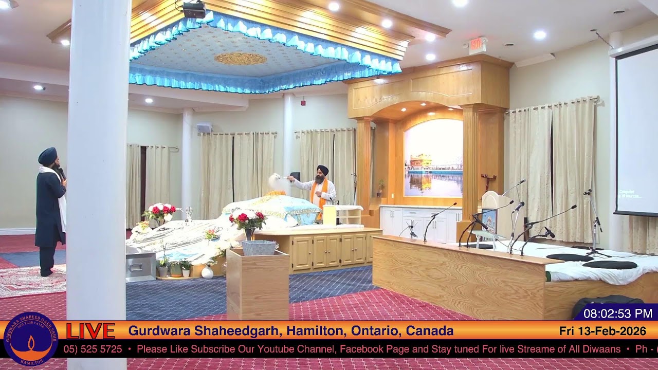 LIVE - Gurdwara Shaheedgarh Sahib Hamilton