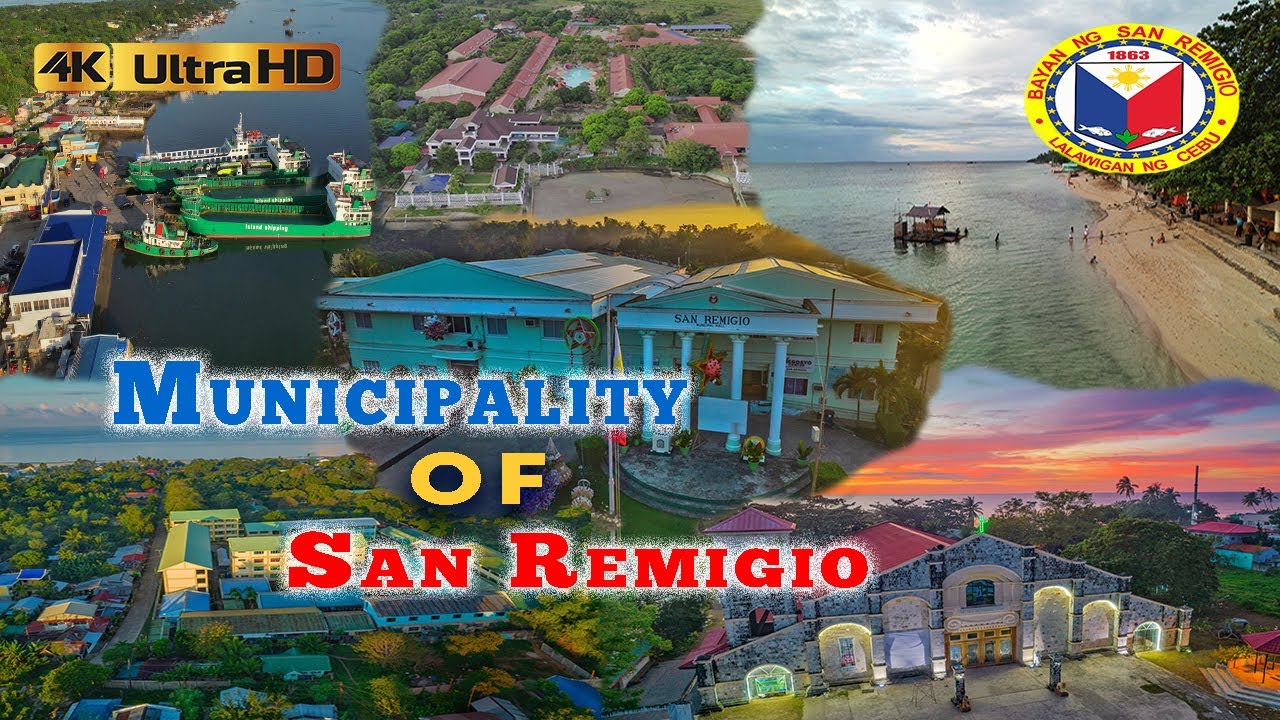 [4K] Welcome to Municipality of San Remigio, Cebu | AERIALS