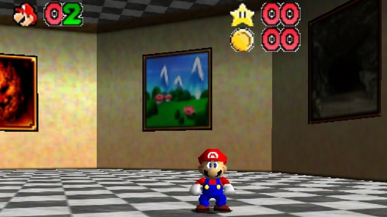 Замок, вдохновленный SM64 Beta