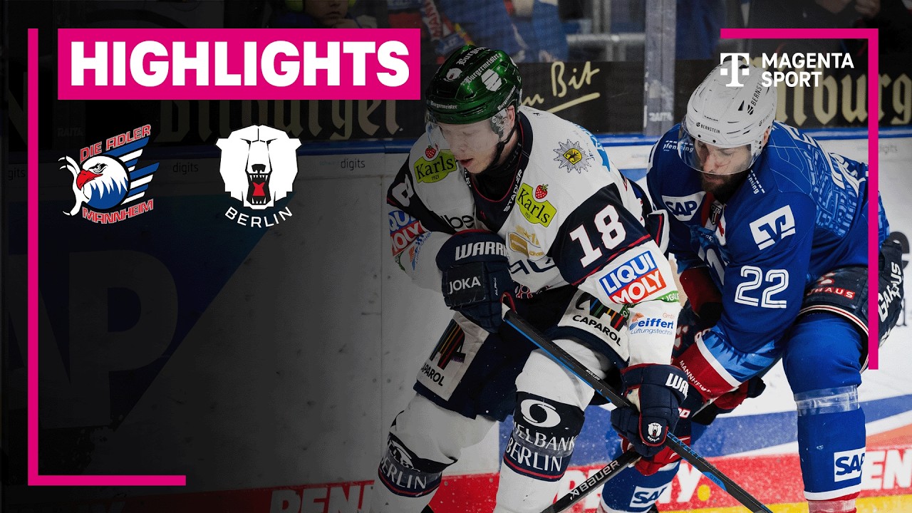 Adler Mannheim - Eisb&auml;ren Berlin | PENNY DEL Playoffs, Finale | MAGENTA SPORT