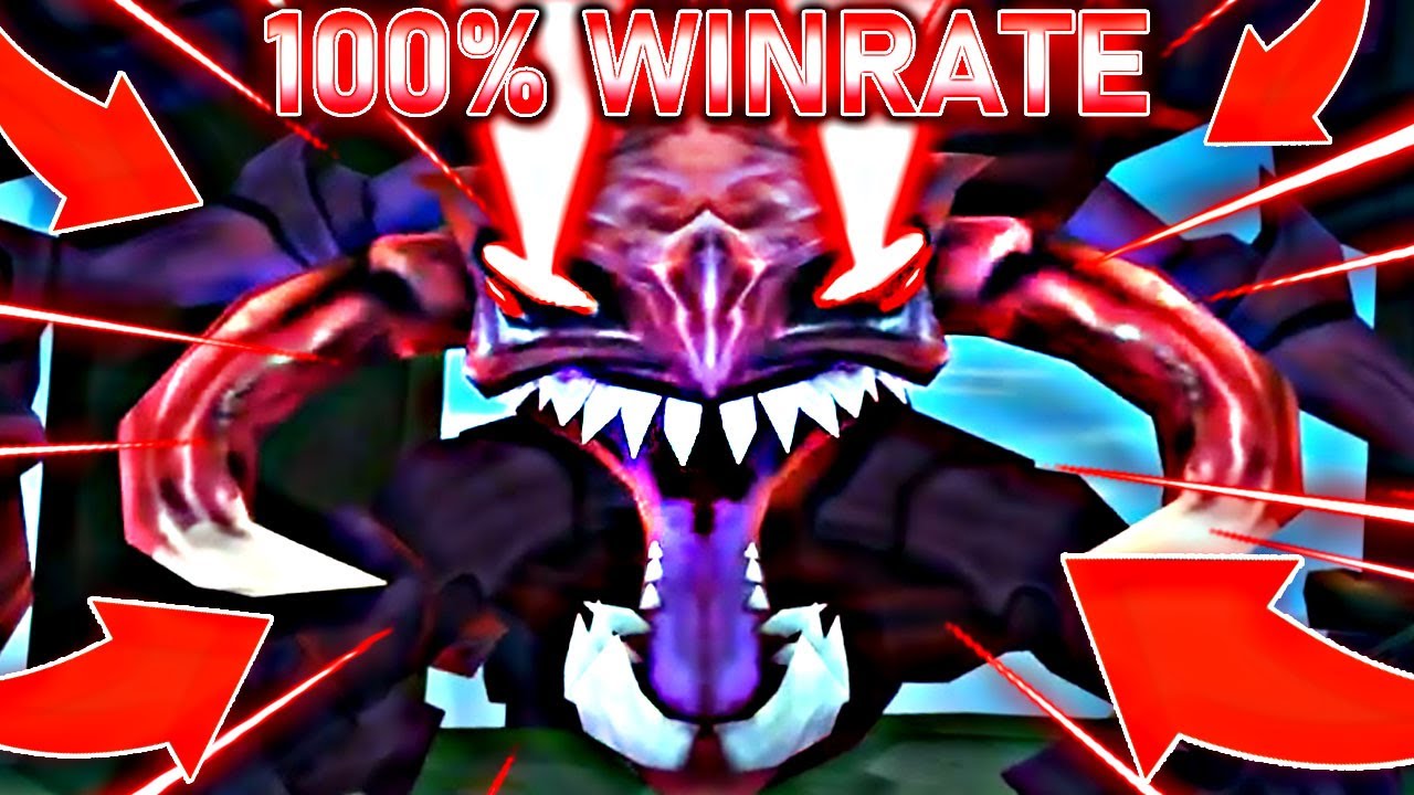 100% WIN RATE ON CHO'GATH (BEST CHAMP TO CLIMB)