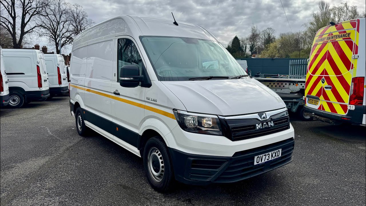 2023 (73) MAN TGE 3.160 - AUTO RWD - 3,500KG TOWING - 87K MILES - TOW BAR - FSH - STVL