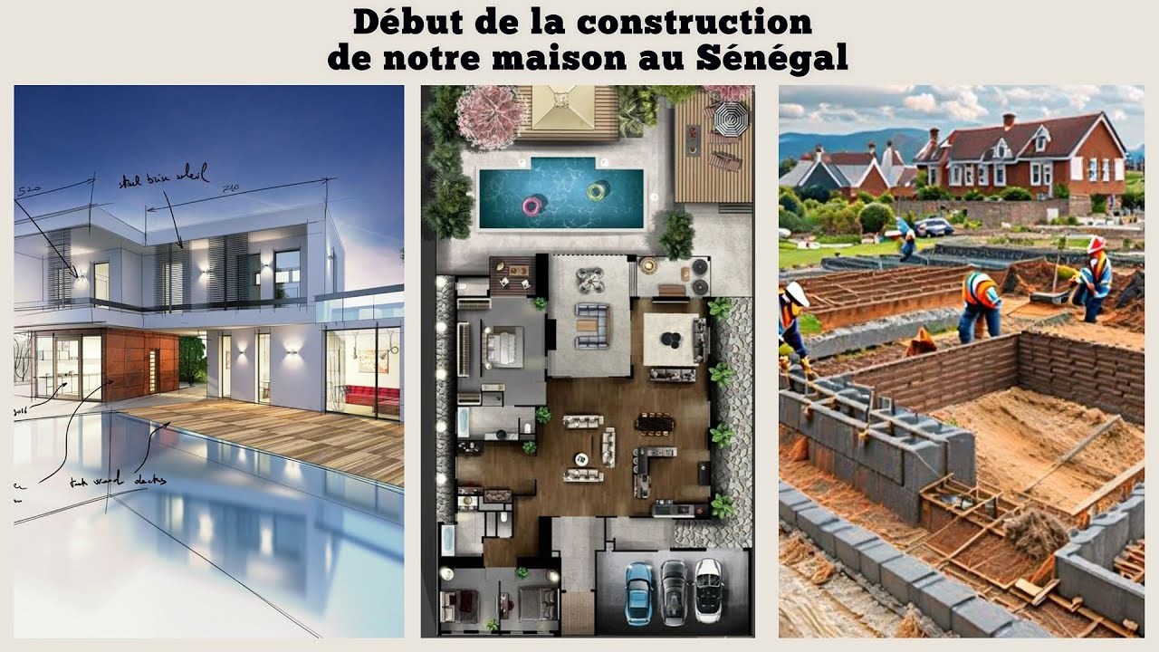 Démarrage de la construction de notre maison au Sénégal : Le budget 💵 et les fondations 👷🚧🏡