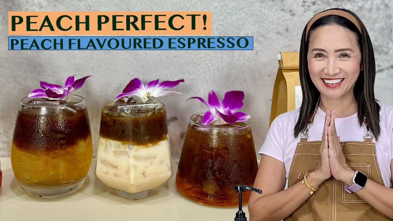 PEACH PERFECT COFFEE DRINKS - THE ULTIMATE SUMMER REFRESHERS #trending #peachcoffee