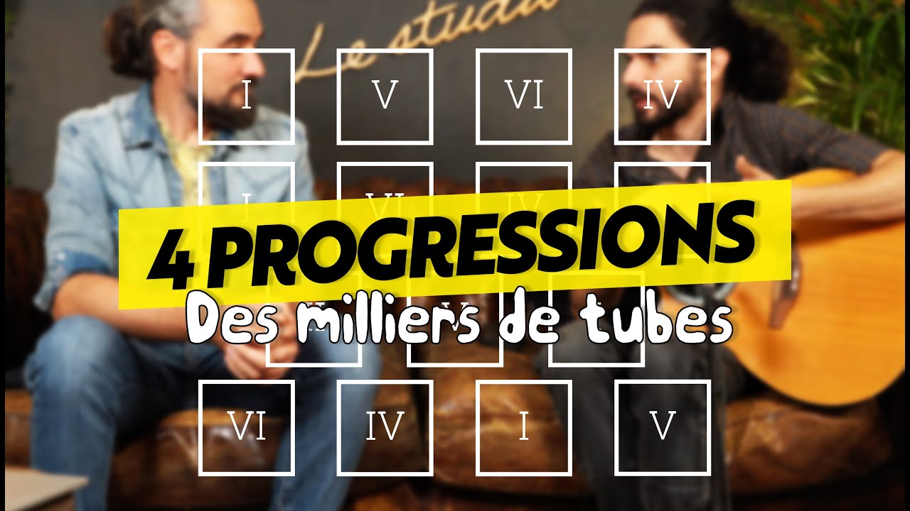 4 Progressions d'accords pour des milliers de morceaux ?