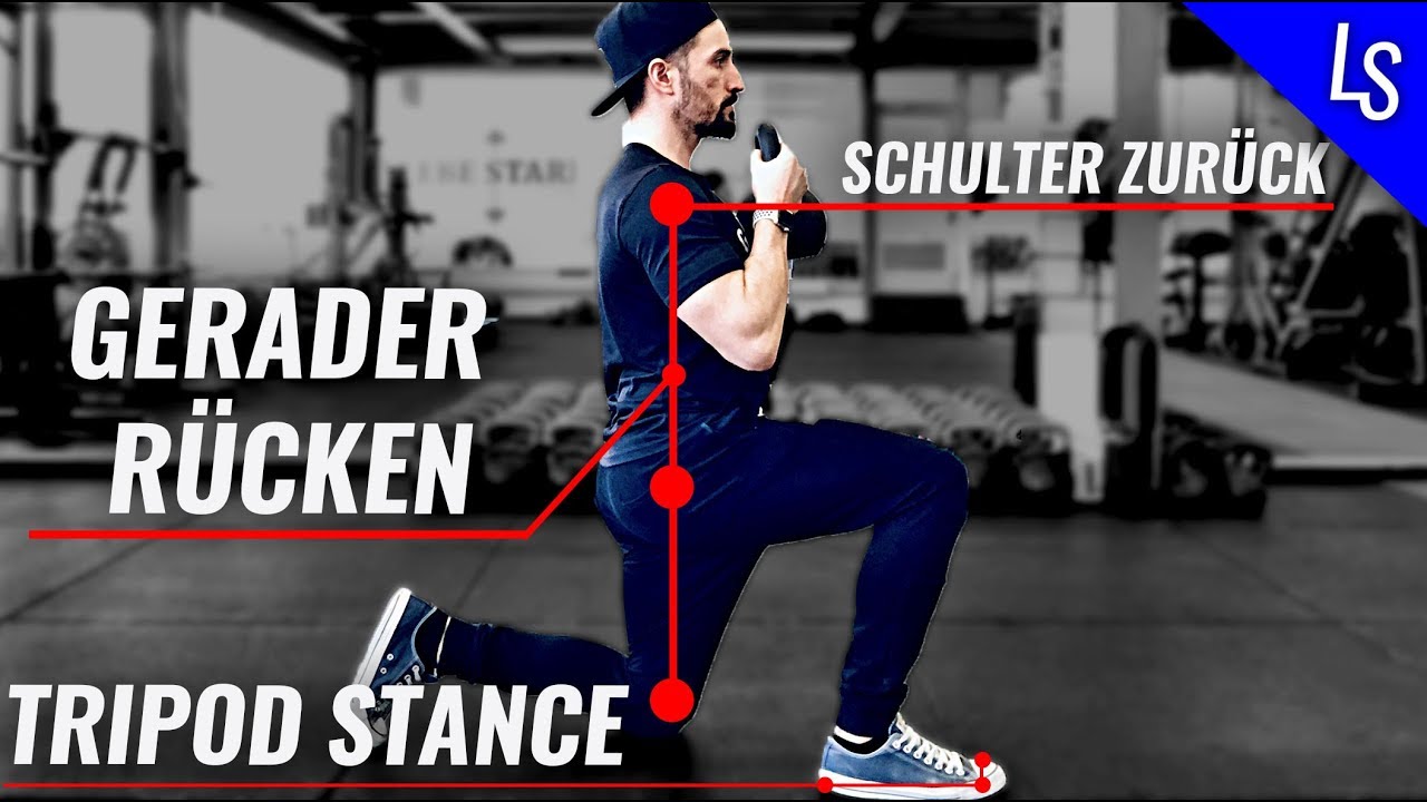 Ausfallschritte mit der Kettlebell für Anfänger - [SO GEHTS!]