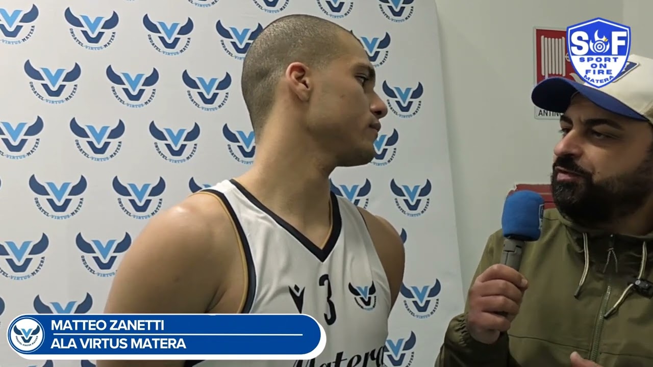 VIRTUS MATERA - VIOLA R. CALABRIA: 75 - 71 - Intervista con Matteo Zanetti 