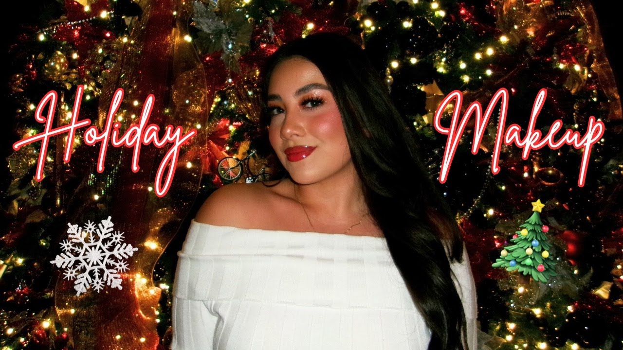 QUICK & EASY HOLIDAY MAKEUP 🎄✨