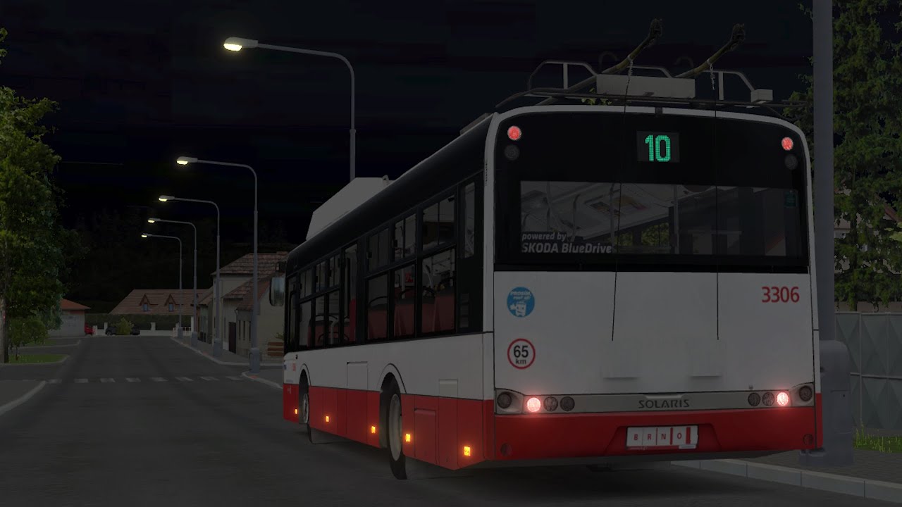 SIMT | Večerní jízda trolejbusem mimo dráty