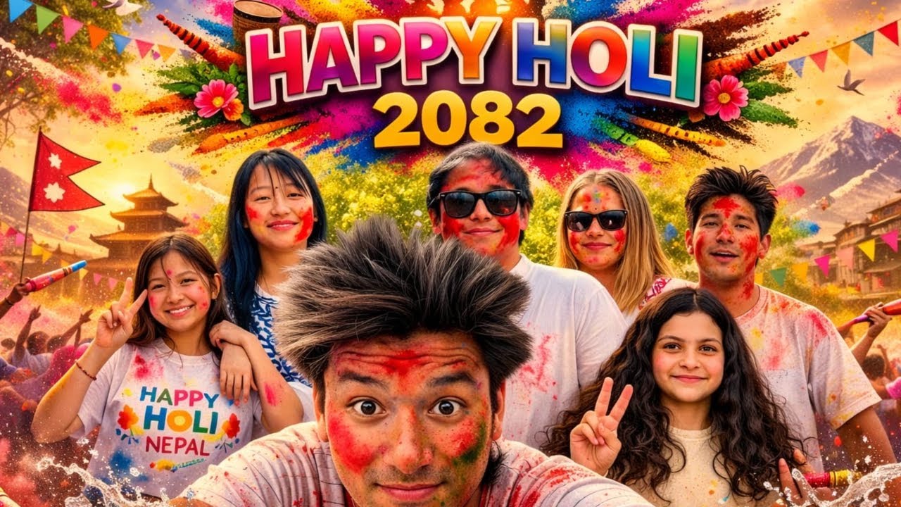 Special ll Holi ll of the year ll 2026ll  was celebrated. ll @kirati7Bantawa 