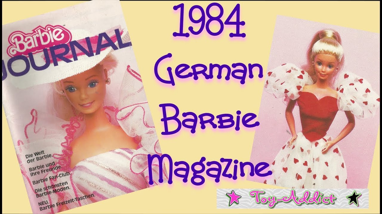 1984 German Barbie Journal Magazine Fashion Booklet ~ Toy-Addict